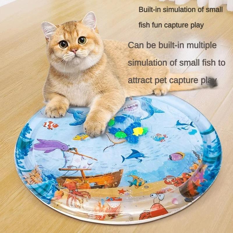 100X100CM Pet Water Injection Pad Ice Pad Summer Pet Nest Cat Nest Dog Nest Large Size Fun Cooling Cat and Dog Universal Dog Bed