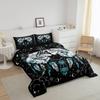 2/3pcs Wolf Kids Comforter Set King SizeStars Sun Moon Love Heart Dreamcatcher Romantic Boho Bedding SetBoys Girls Room Decor