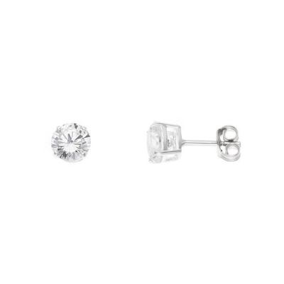 Ohrringe - LOVA LOLA VAN DER KEEN - Solitär - 925 Sterling Silber - Zirkonoxid - 6 mm