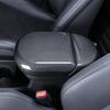 Carbon Fiber Style Central Armrest Pad ABS Decoration Cap Cover For Hyundai IONIQ 5 N 2024 LHD RHD Accessories