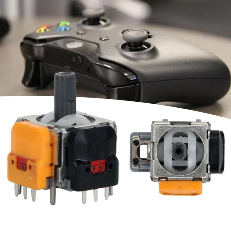 Hall Effect Joystick Rocker 3D Analog Sensor Module Thumb Stick Potentiometer Replace Part Compatible for ONE Controller