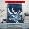 Seattle Seahawks Customize Your Name Diamond Painting Round Diamond Rhinestones Mosaic Diamond Embroidery Wall Paintings Rhinestones Gift Frameless