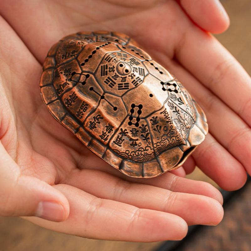 Traditional Chinese Tortoise Incense Holder - Zen Meditation & Bagua Suitable For Home Temple Zen Room Decor Meditation Ornament