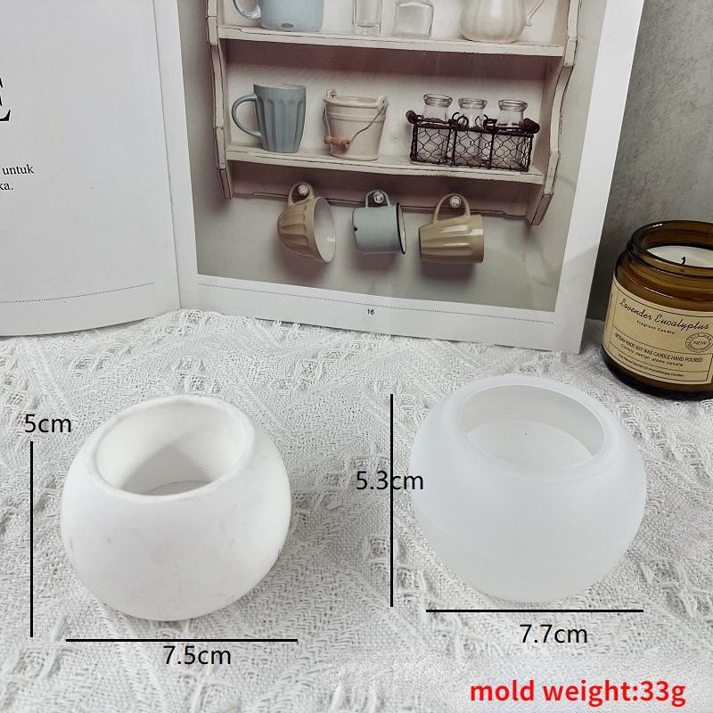 DIY Flower Shape Planter Silicone Mold Concrete Cement Mould for Candle Holder Storage Box Flowerpot Epoxy Resin Mold Home Decor