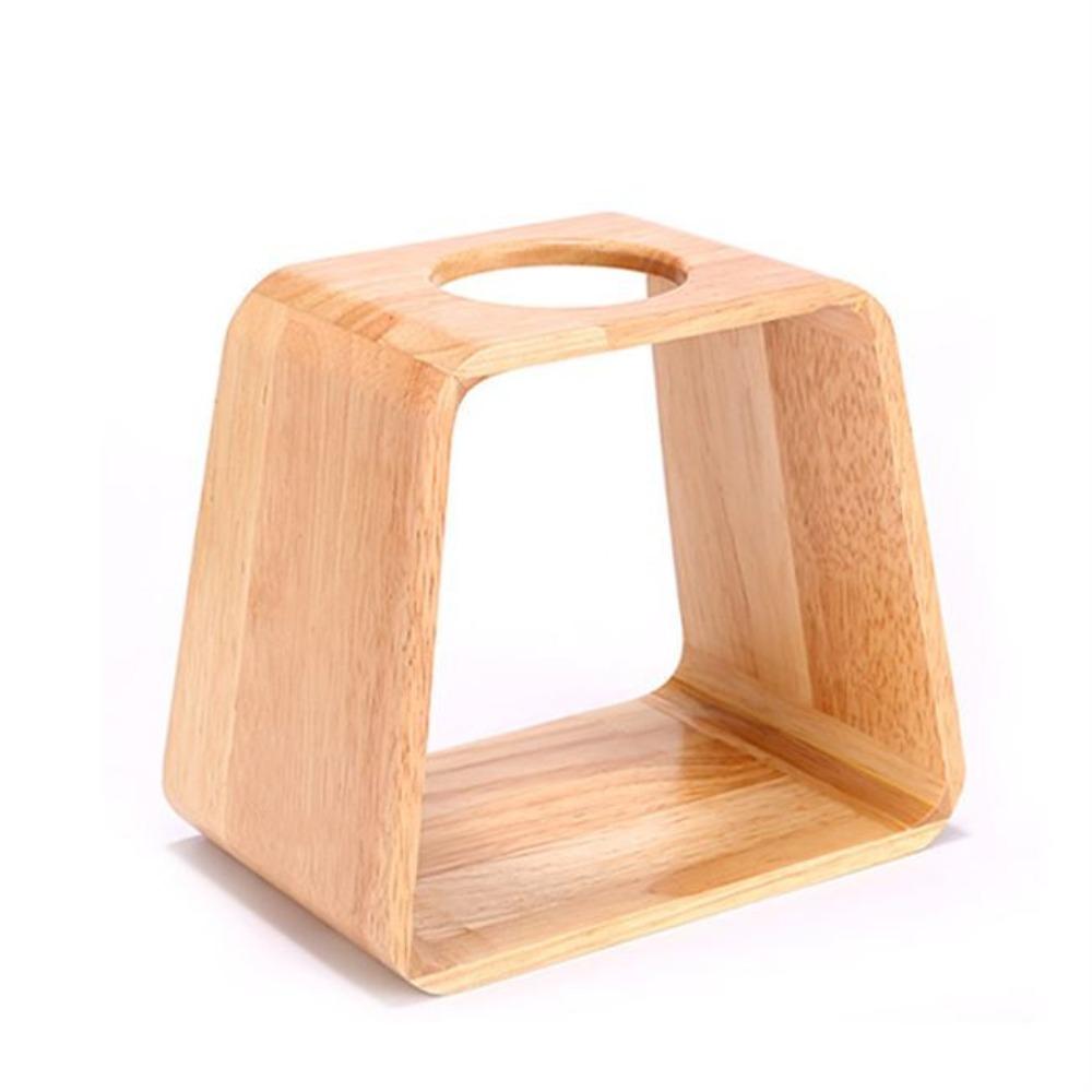 

Drip Rack Teapot Insulation Rack Solid Wood Coffee Holder Portable Filter Cup Holder Restaurant