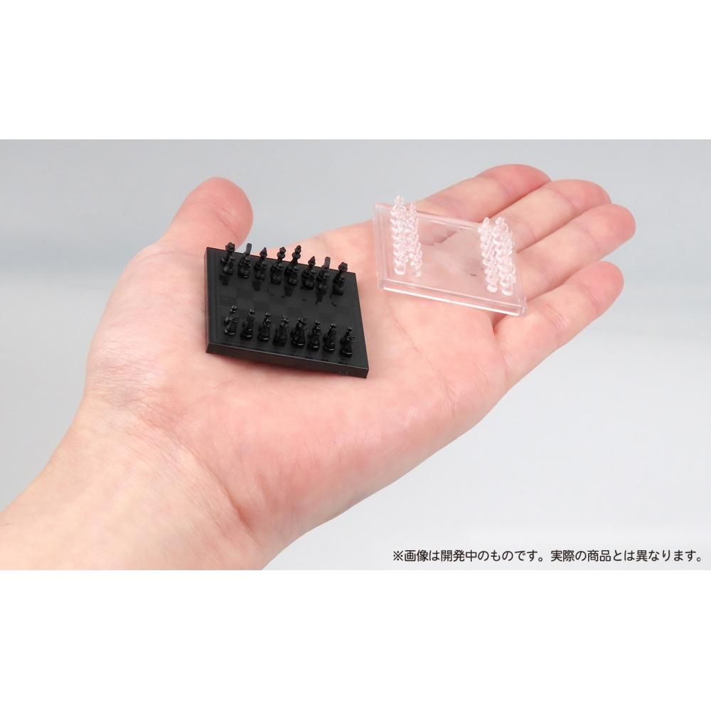 Puripura 1 12 Chess With Puripura Figures  Clear X Black 