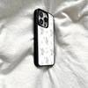 Korean fresh small floral application iPhone17promax mobile phone case 15 girl 16 matte PC13 large hole 14