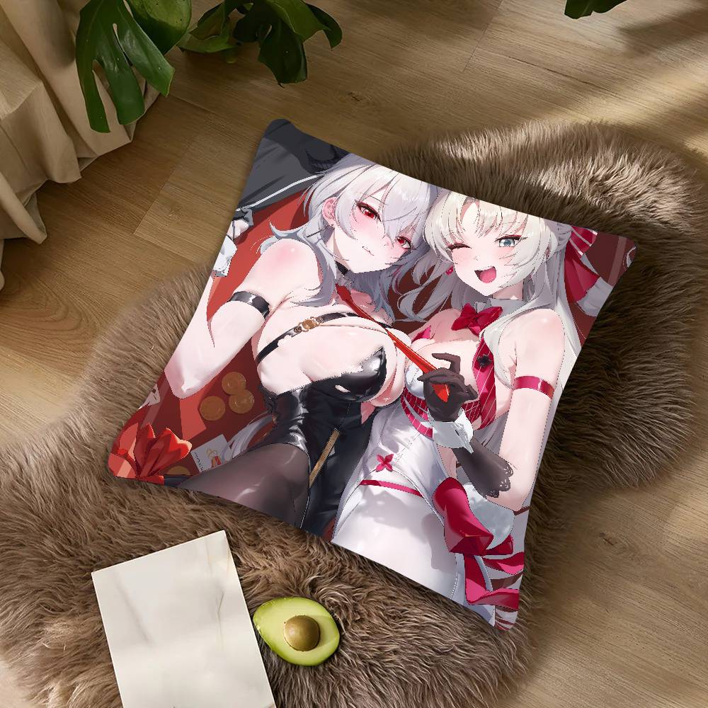 Pretty Hot Girl Zani Wuthering Waves Pillow Case Cushion Cover Throw Pillow Covers For Couch Camping Pillow Cover Decorations