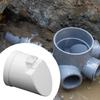 Dispozitiv anti-refulare pentru conducte de canalizare din PVC, Sisteme de scurgere pentru pardoseală, Piesă de schimb, Ușor de instalat,