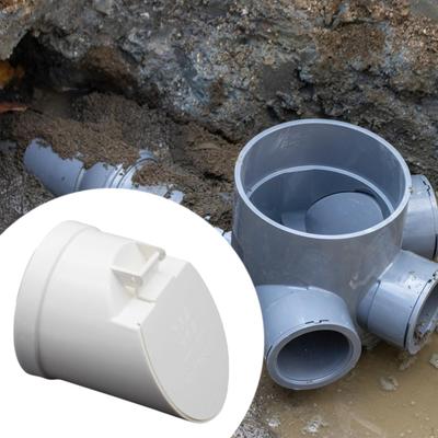Terugslagklep voor PVC Rioleringsbuizen, Vloerafvoersystemen, Reserveonderdeel, Eenvoudig te Installeren,