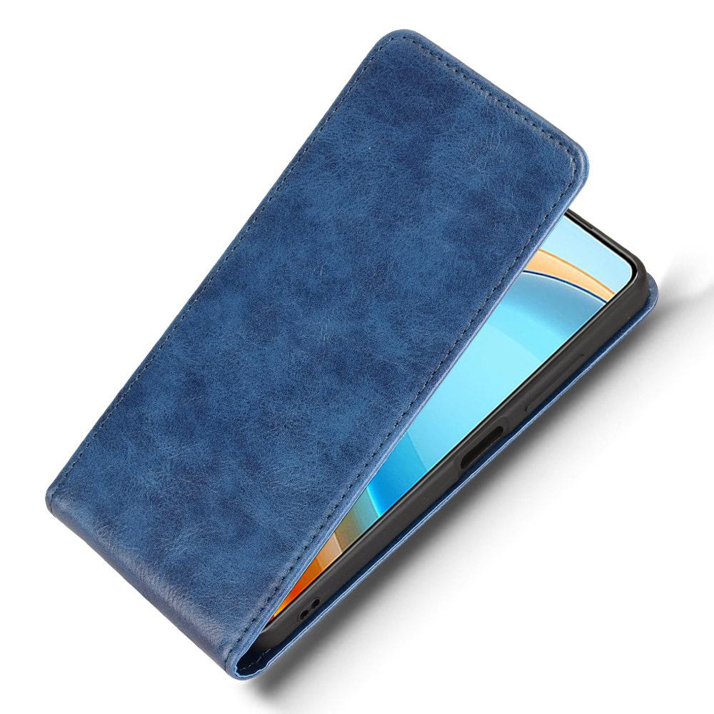 Leather Flip Cases For ZTE Blade A75 5G / Nubia Focus / Nubia Calf Up And Down Flip Cover PU Leather Durable Protective Cover