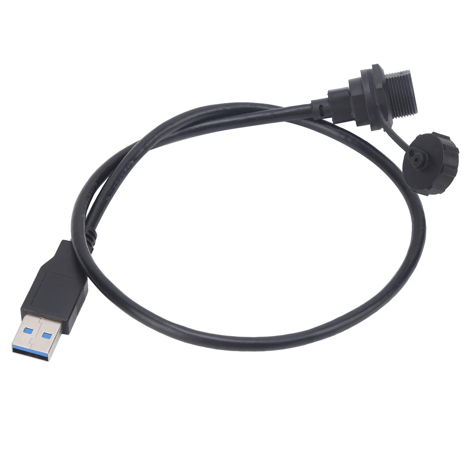 

Водонепроникний USB-роз єм TypeC гніздо з різьбою фіксації на панель розетка живлення E10TPCTFFU3AM(0,5 млн )