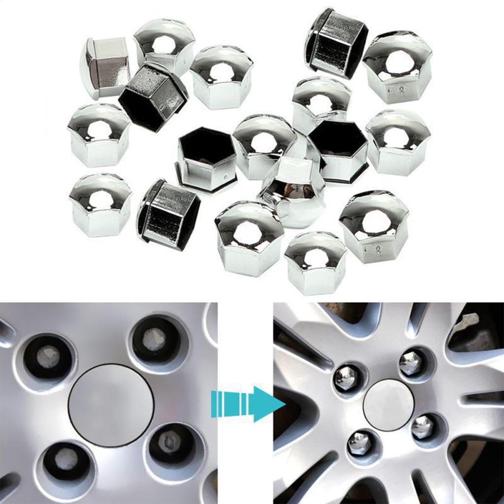 Tuyhnj Tire Nut Caps, Wheel Nut Covers, Wheel Bolt Nut Cover Caps Set -