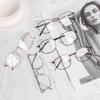 New Fashion Portable Metal Eyeglasses Frame Optical Glasses Square Glasses Spectacles