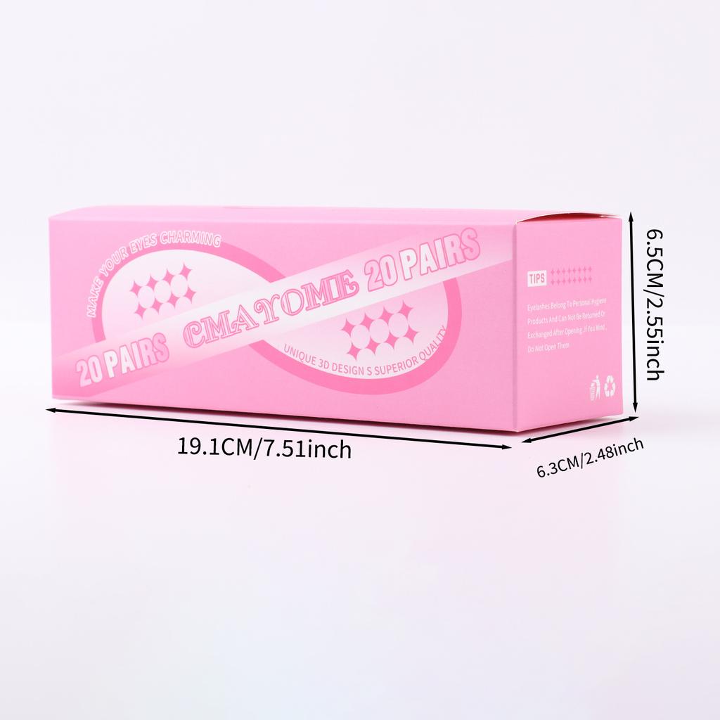 1 Pair Of Natural Thick False Eyelashes 4 Mixed And Matched Simulated Fried Eyelashes Curled Eyelashes