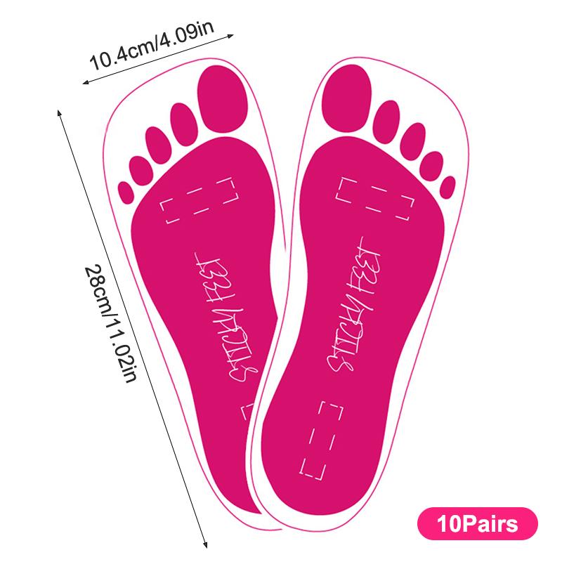 10Pairs Disposable Women Tanning Slippers Tanning Sticky Feet Spray Tan Foot Pads Protectors Stickers For Body Accessor Slipper
