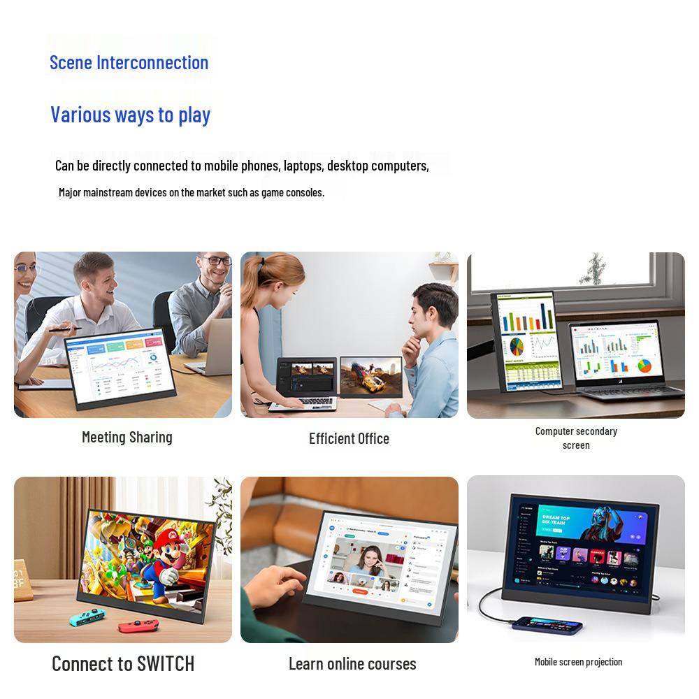14.1-Inch 4K Touchscreen Portable Monitor & Screen Extender