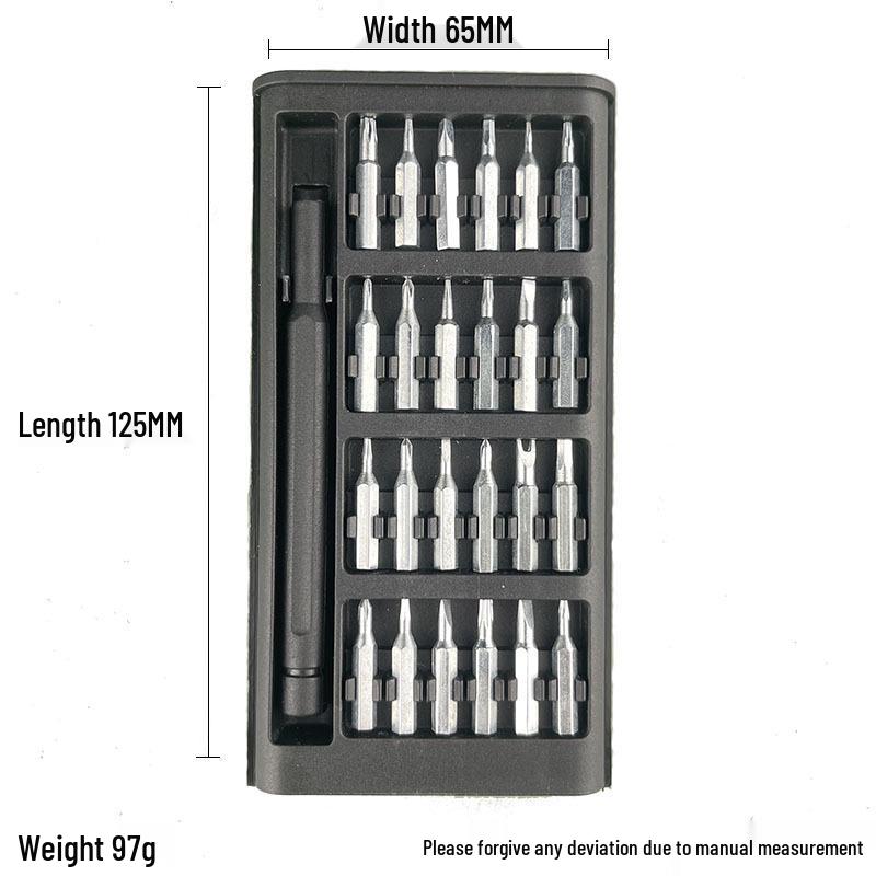 30-in-1 Multifunctional Magnetic Screwdriver Set for Electronics Repair