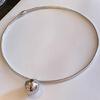 Minimalist Heart/Sphere Pendant Necklace Sophisticated Clavicle Chain Handmade Accessory for Casual Or Party Wear