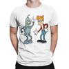 Herren Damen Futuramas Cartoon Comic T-Shirt Baumwolle Bedrucktes T-Shirt Kleidung Outfits