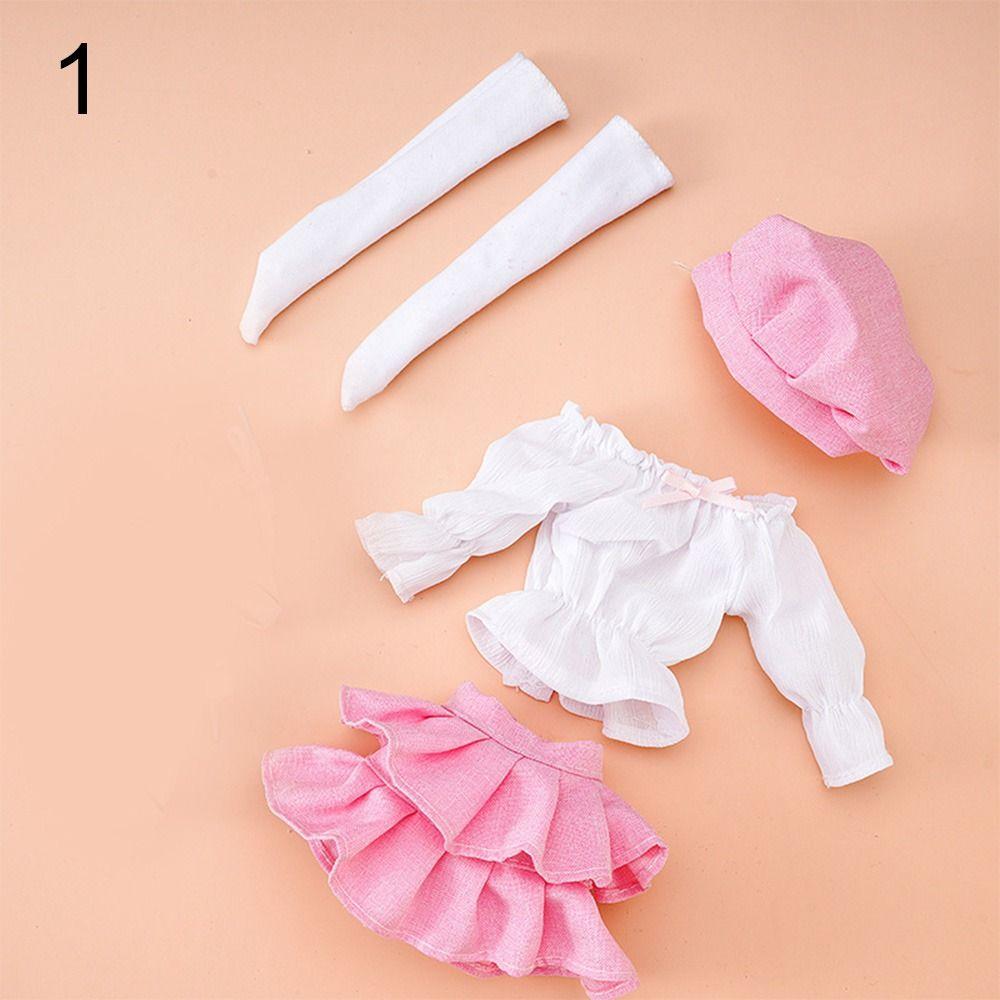 Toy Top Accessories Handmade Hoodies Doll Sweatshirt Outfits 1/6 Dolls Clothes Doll Shorts Skirt