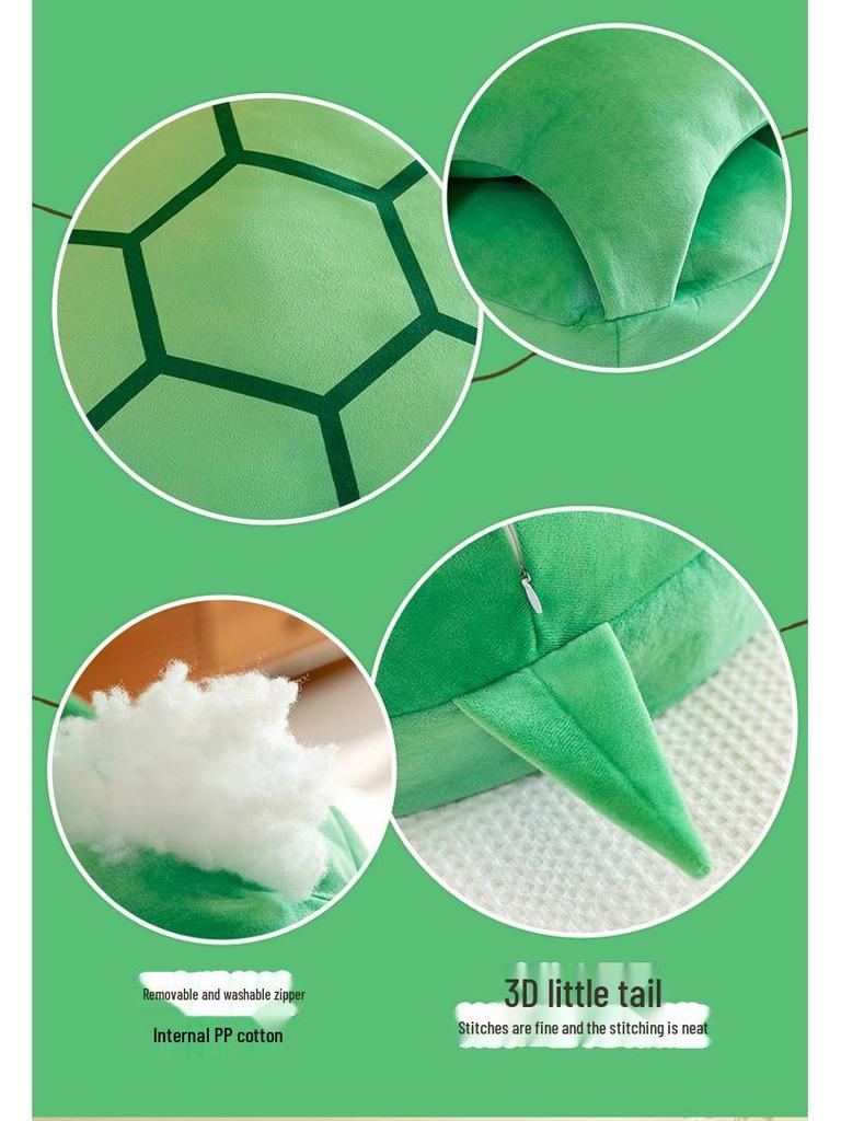 Wearable Turtle Shell Pillow: Doll, Sleeping Bag, Cushion, Birthday Gift