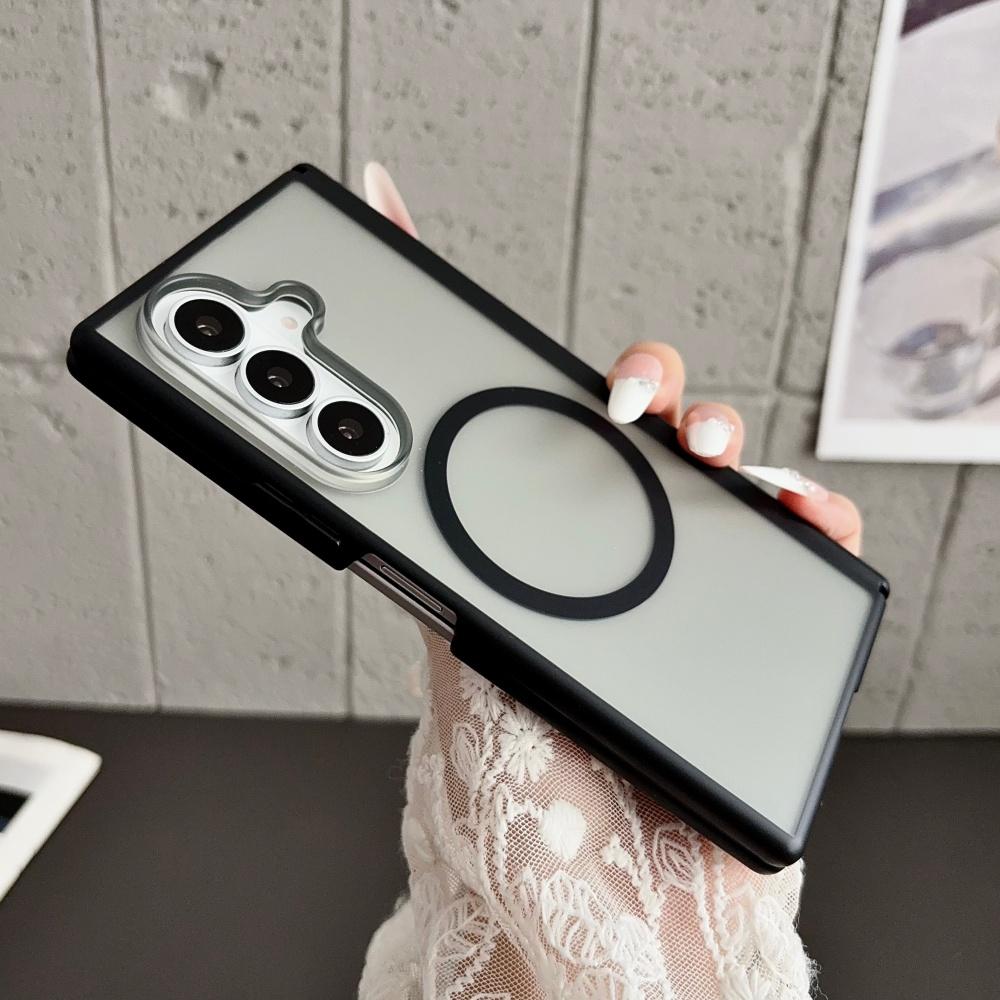 Matte Magnetic For Magsafe Phone Case For Samsung Galaxy Z Fold 8 Ultra Fold8 Transparent Shockproof Protection Slim Hard Cover