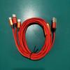 Three-in-One Flash Charging Cable: Portable USB Gift for Fast Mobile Charging