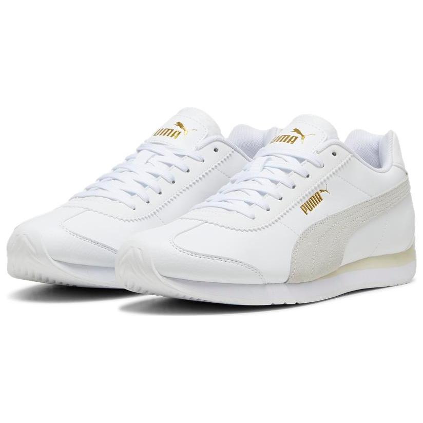 Puma Turin 3 Golazo White Alpine Snow Unisex Sneakers Gold 397493-01