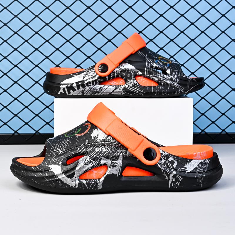 

High Quality Mens Hollow Casual Sandals Summer Band Mens EVA Waterproof Shoes Male Outdoor Slippers for Men Comfortable Shoes 39