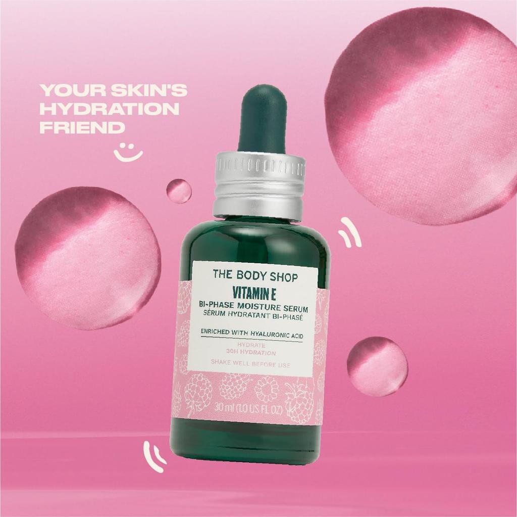 The Body Shop Vitamin E Bi-Phase Serum 30 ml Pack of 1 Hydrating Skin Moisturizer