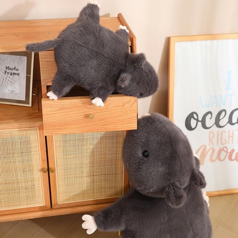 Adorable Cartoon Plush Mouse Doll Soft Pillow Cushion For Kids Birthday Gift