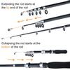 SOUGAYILANG Alat Pancing Spinning Fishing Pole Portable Travel Fishing Rod/Joran Pancing