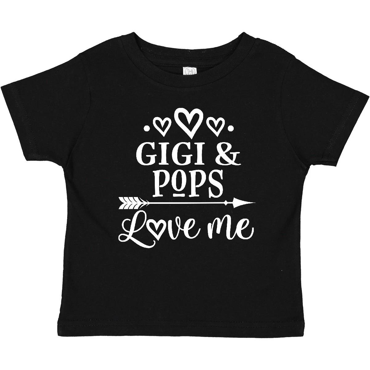 Inktastic Gigi And Pops Love Me Baby T-Shirt From Clothes Valentine Grandbaby 150