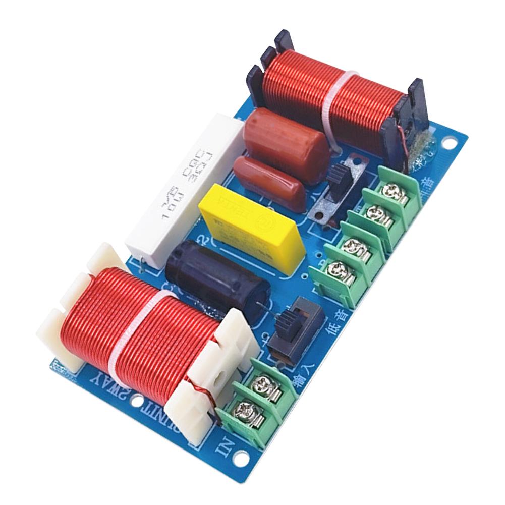 2-Way Frequency Divider Adjustable Frequency Point 250W Audio HiFi Filter Circuit Board Home Theater Audio Modification