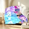 KPop Demon Hunters Pattern Blanket for Home Decoration, Bed, Sofa, Car Travel, Camping, Suitable for All Seasons, Birthday Christmas Gift