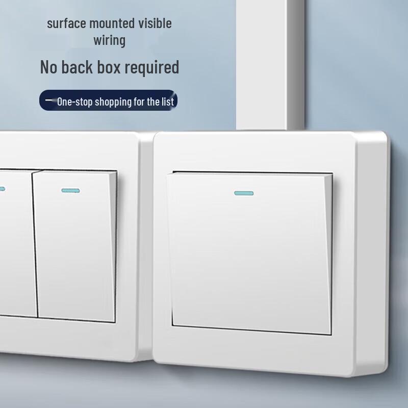 Qiaolvwan Surface-Mounted Single-Control Switch Panel