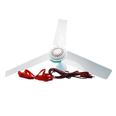 12V DC nízkonapěťový mini stropní ventilátor s plynulou regulací otáček pro odpuzování much