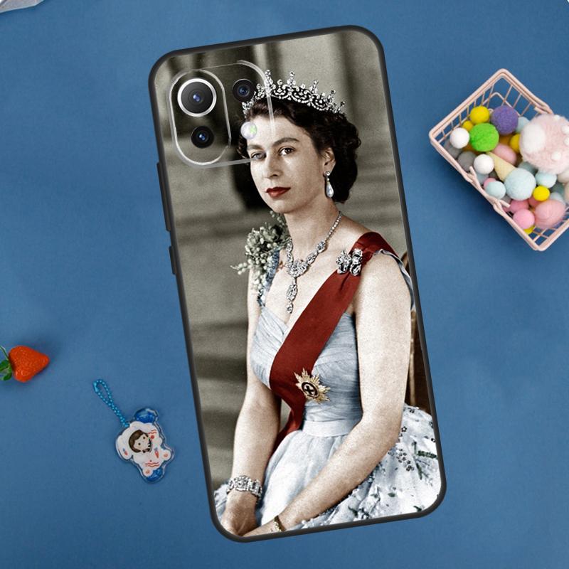 

England Queen Elizabeth II Case For Xiaomi 11T 12T 13T 14T Pro 13 14 15 Ultra POCO X7 Pro X3 X5 X6 M6 F5 F6 Pro Cover POCO X5