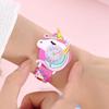 Children's Necklace Unicorn Quartz Watch Ear Clip Scrunchie Set Explosive European and American Ear Clip Scrunchie Ring