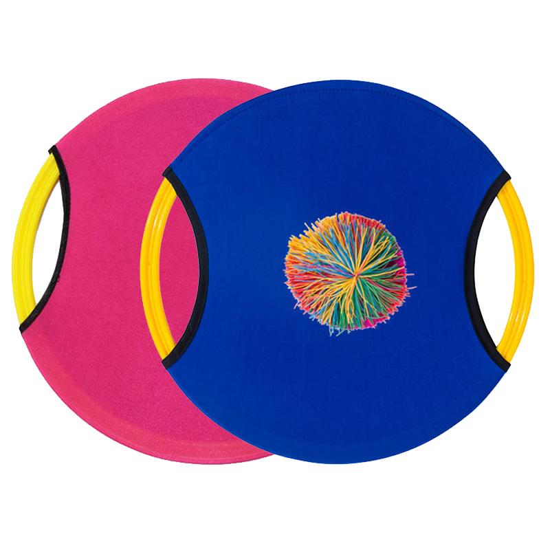 

2Pcs Elastic Throwing Ball Catch Games Toss Paddle Sensory Integration Training Toys Outdoor Sports Carnival Party Favors
