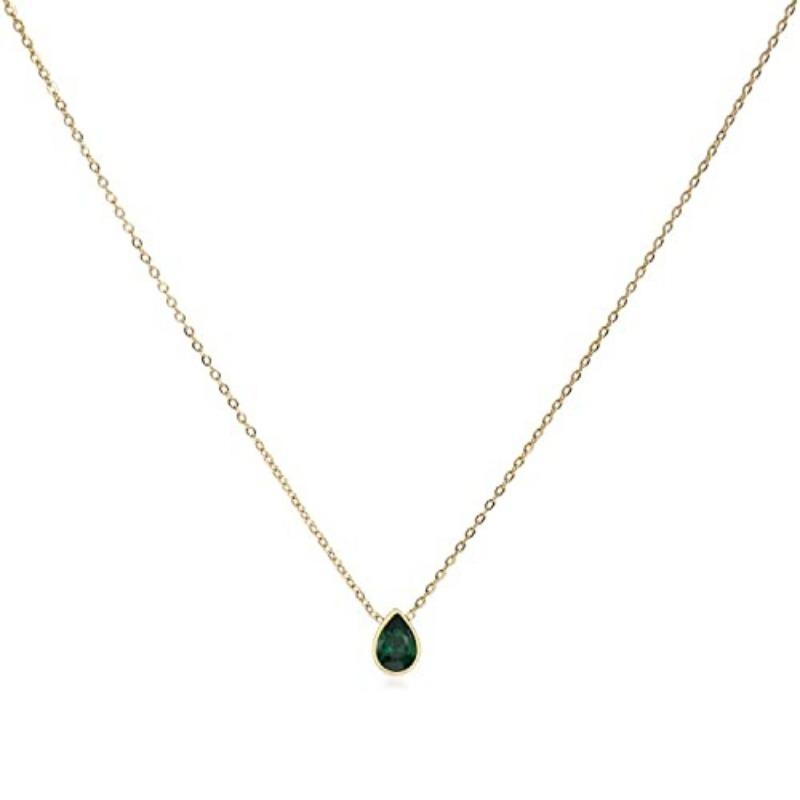 Hand Beaded Natural Stone Colorful Fashion Versatile Clavicle Necklace