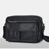 Men's Crossbody Bag Genuine Leather Large-capacity Fashionable and Niche Messenger Bag Retro Business Single-shoulder Bag Casually
