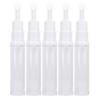 5 Pcs Airless Pump Jars Travel Foundation Container Eye Cream Dispenser Empty Refillable Cosmetic Pu