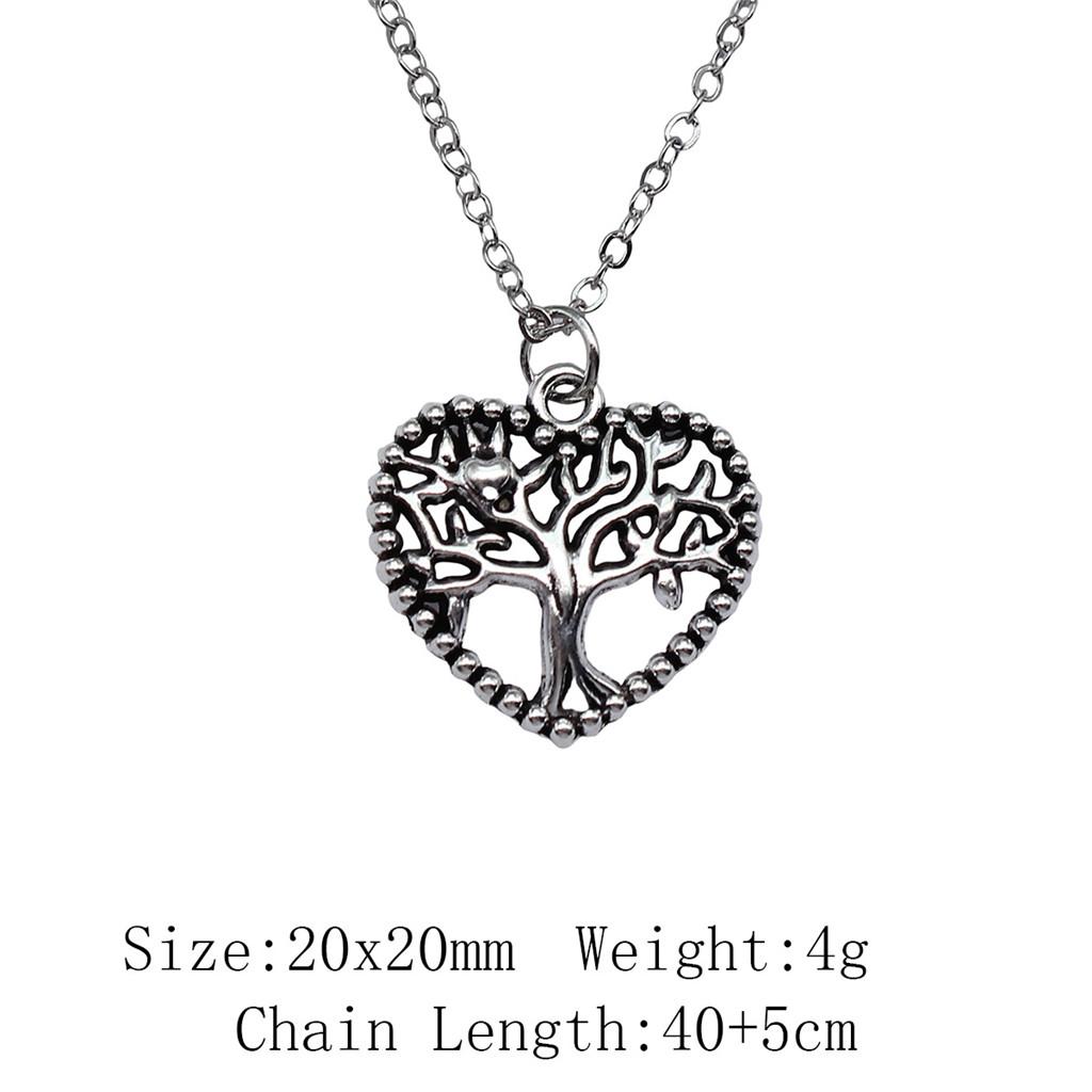 Father's Day On The Neck Plant Tree Of Life Chokers 40cm Short Chain Necklace Cheap Cute Stuff Man Necklace