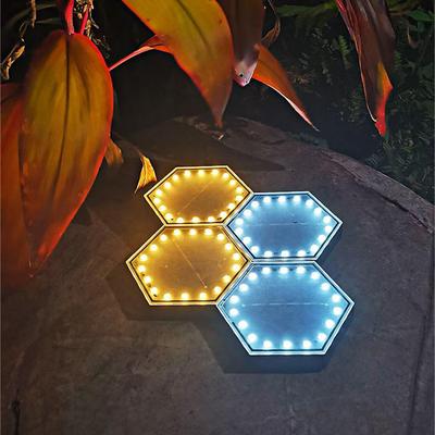 Zewnętrzna lampa ścieżkowa IP65 Wodoodporna 200LM Zasilana energią słoneczną Lampa wtykana w ziemię Zewnętrzna ścieżka Automatyczna indukcja Dekoracyjna lampa podłogowa