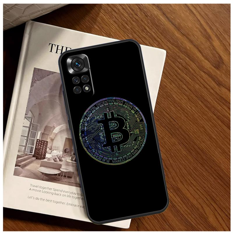 Bitcoin Case For Xiaomi Redmi Note 14 9 10 11 12 13 15 Pro Plus Cover For Redmi 15 C 14C 12C 10C 13C