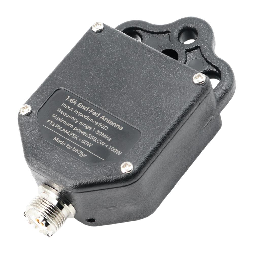 1:64 Balun End Fed Antenna 4-Band 8-Band Half-Wave Radio Antenna 100W Power for Outdoor