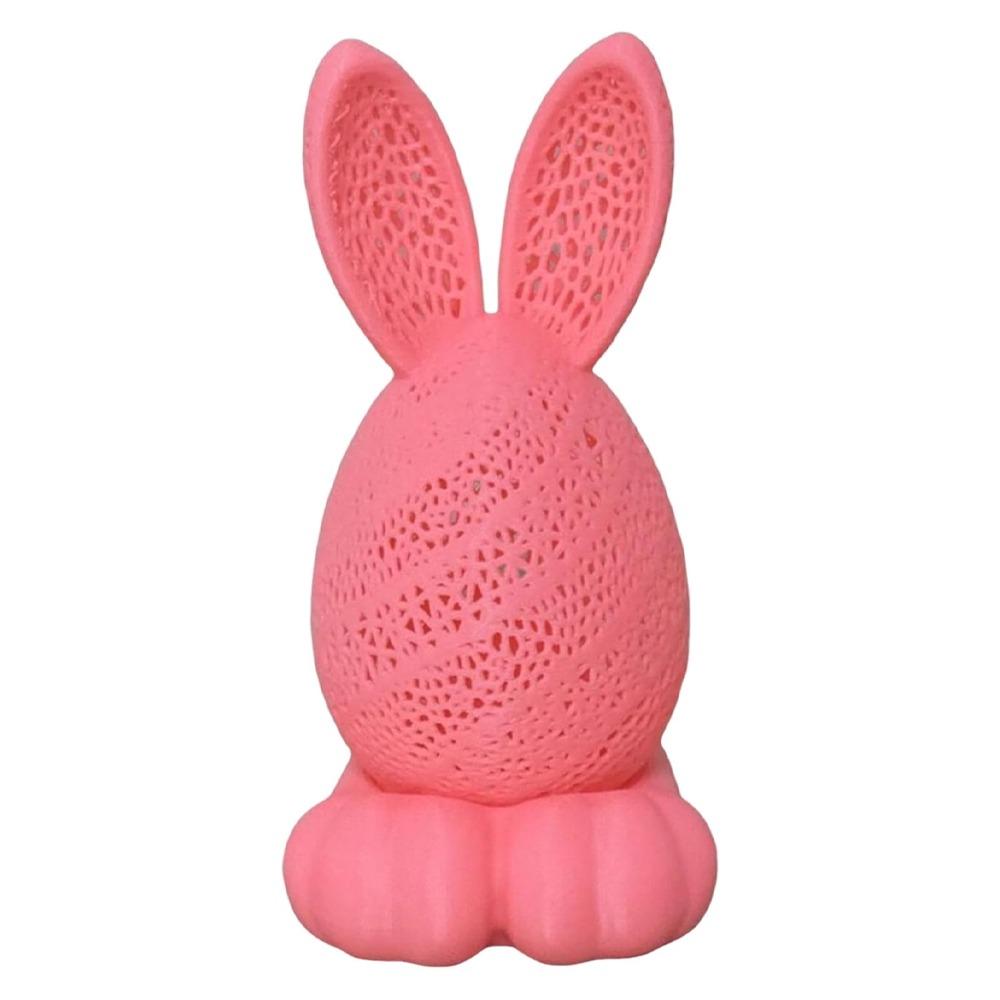 Cartoon 3D Printing Easter Rabbit Hollow Out Egg Candle Holder  Easter Decoration