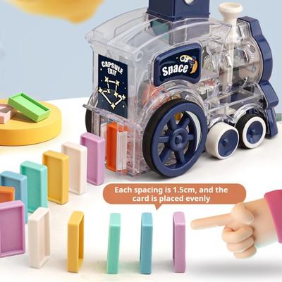 Domino Vláček Hračka pro Děti Věk 45728 Automatické Elektrické Stavění a Stohování